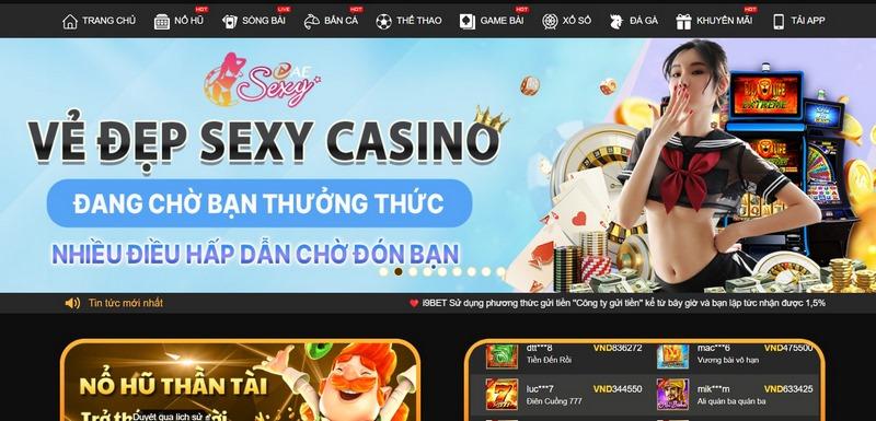Giao diện bắt mắt, lôi cuốn i9bet